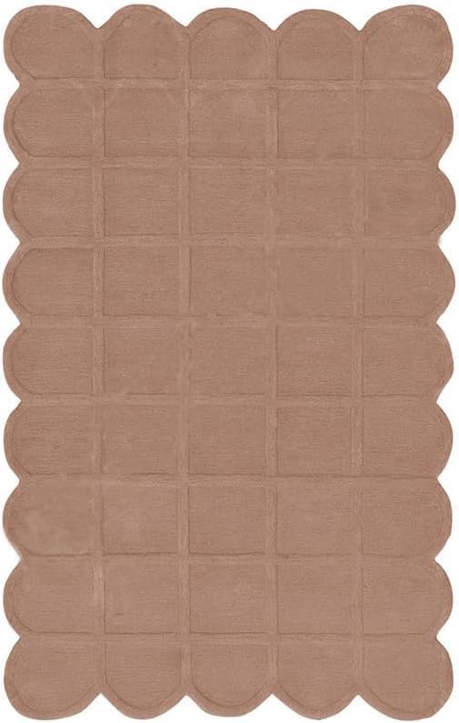 High-Low Hand Tufted Wool Carpets Export Quality for Living Room-Bedroom & Hall