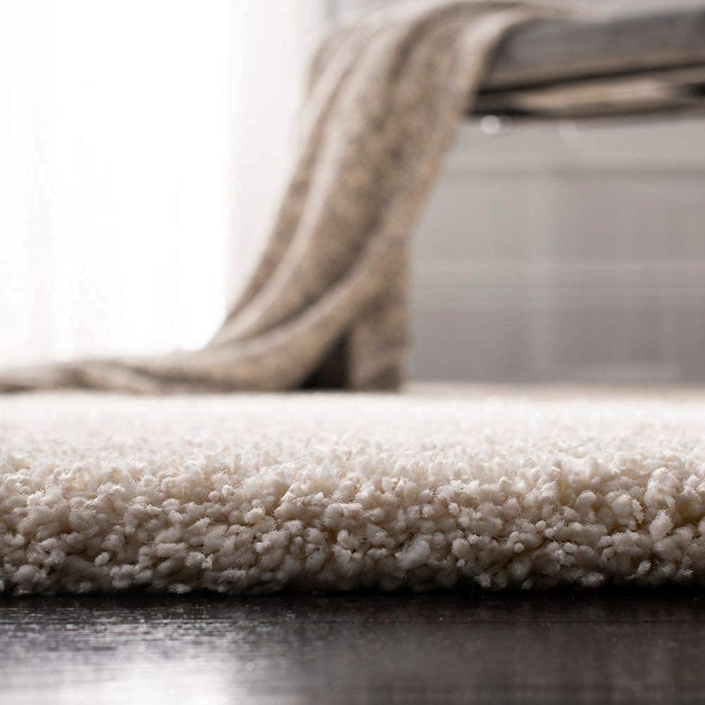 Shaggy Carpet Solid Plain Fluffy Fur Rectangular Rugs