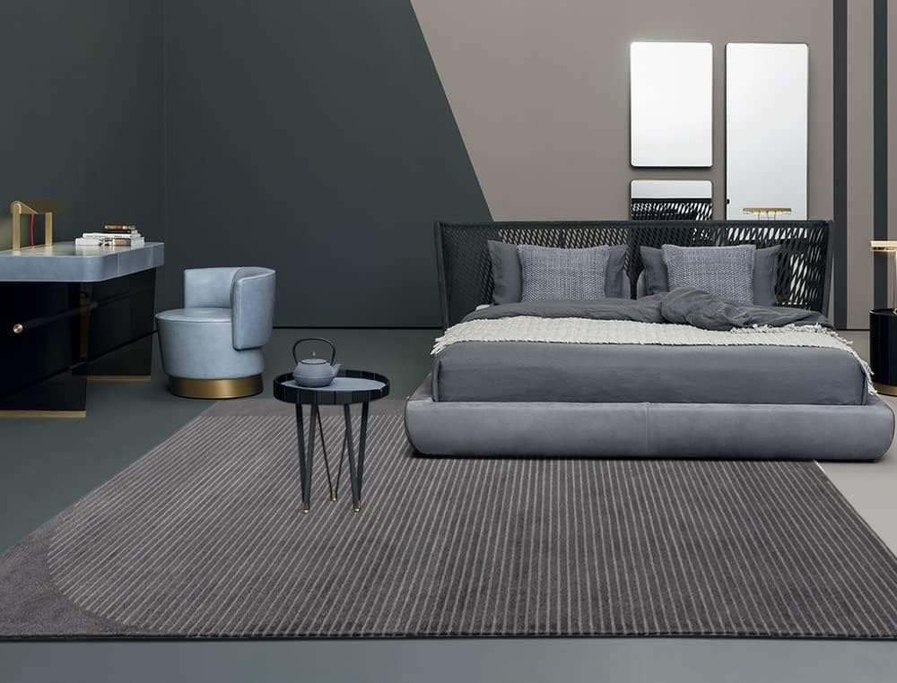 Silk Hand Tufted Carpet Modern Premium Area Rug