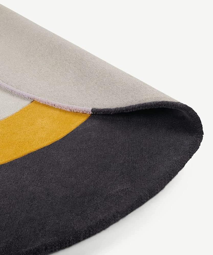 Export Quality Handmade Woollen Round Carpet – Elegant Living Room Floor Rug