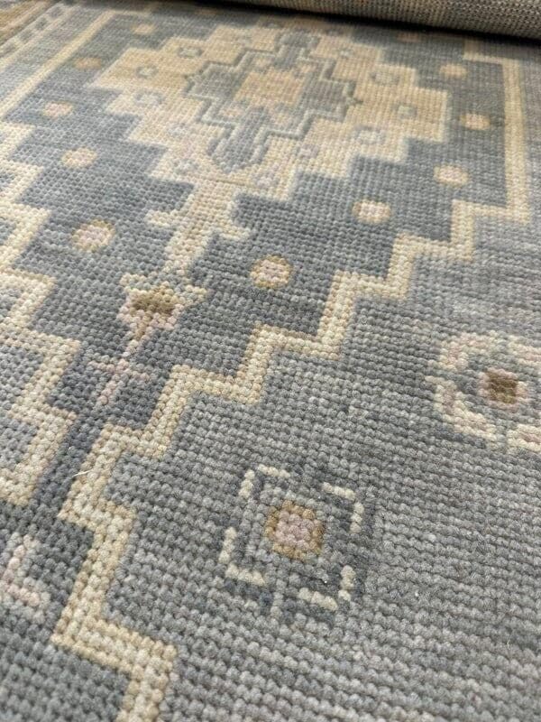 Hand Knotted Oushak Rug for Living Room, Dining Room, Office, Bedroom, Hand Knotted Wool Rug