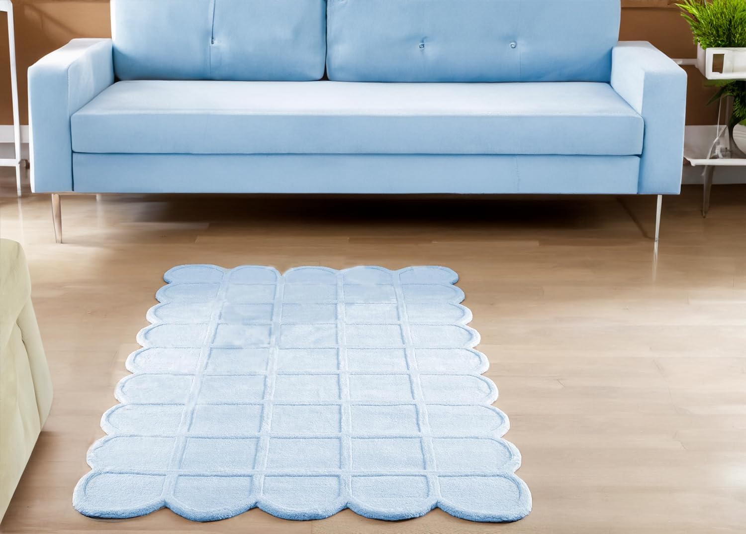 High-Low Hand Tufted Wool Carpets Export Quality for Living Room-Bedroom & Hall