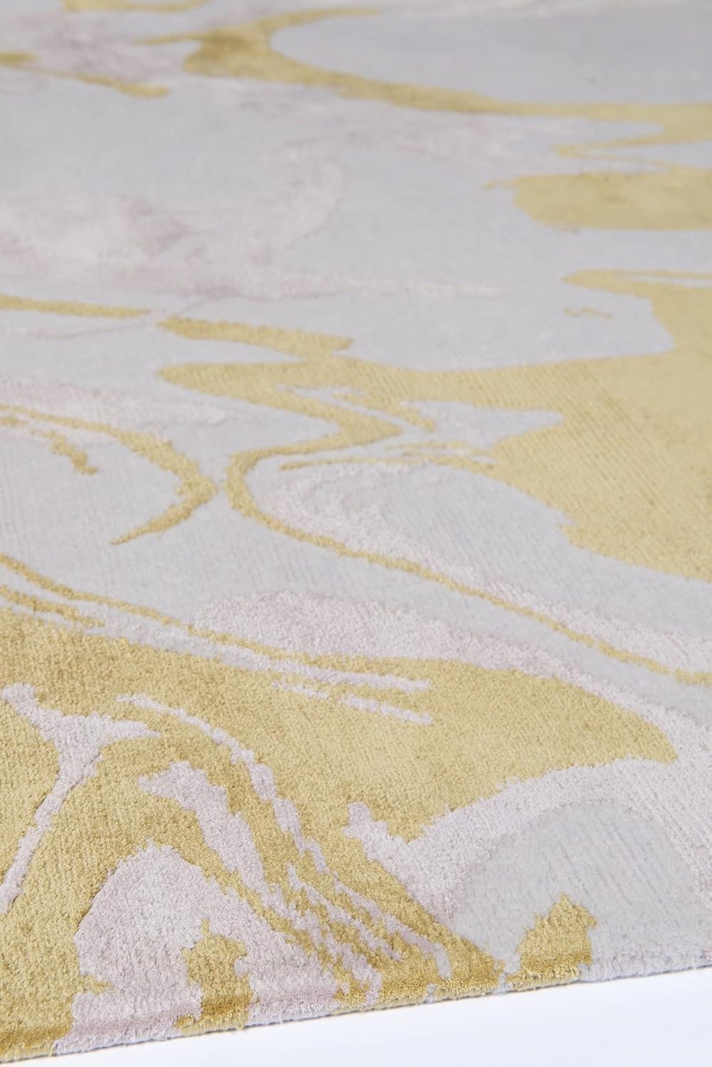 Silk Hand Tufted Carpet Modern Premium Area Rug