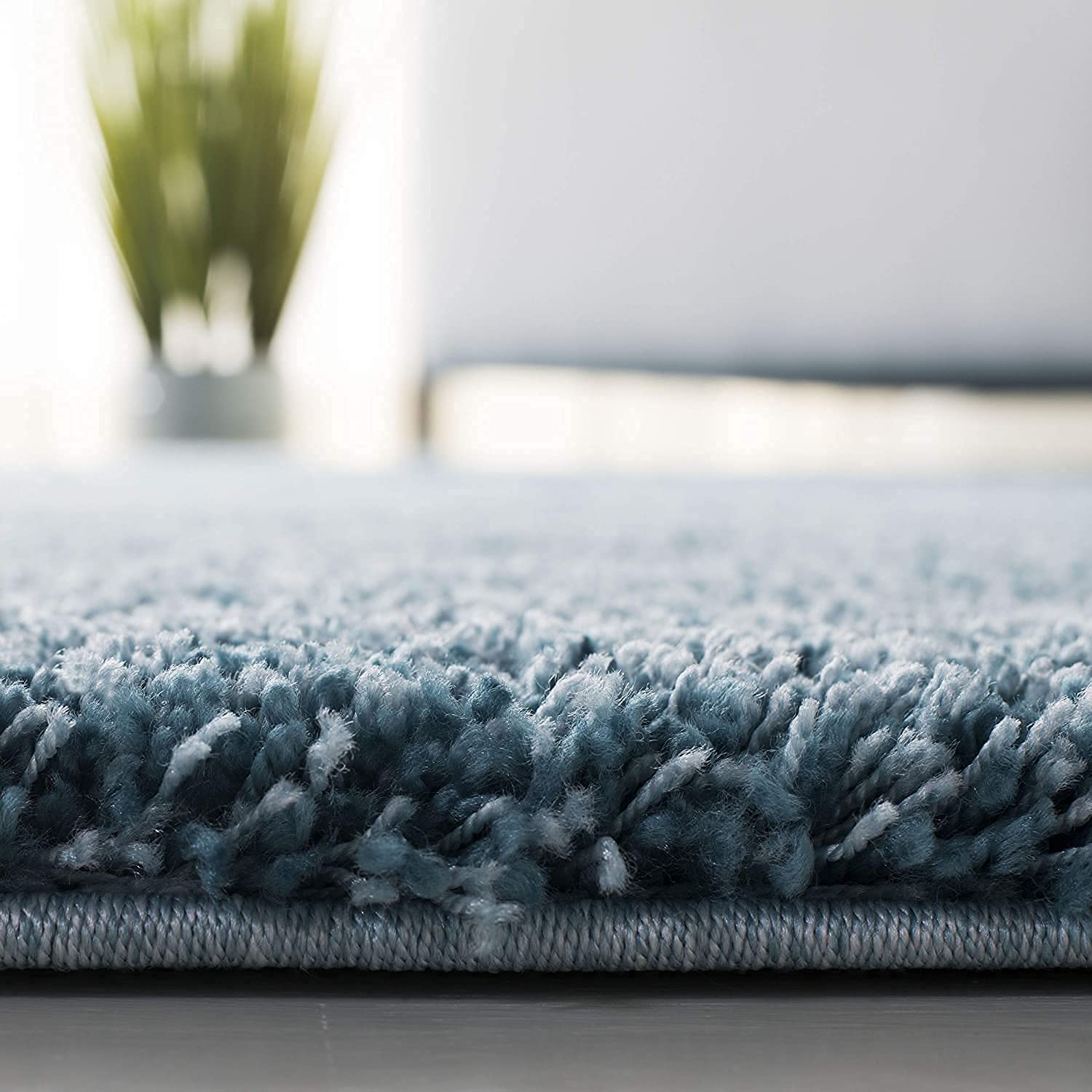 Shaggy Carpet Solid Plain Fluffy Fur Rectangular Rugs