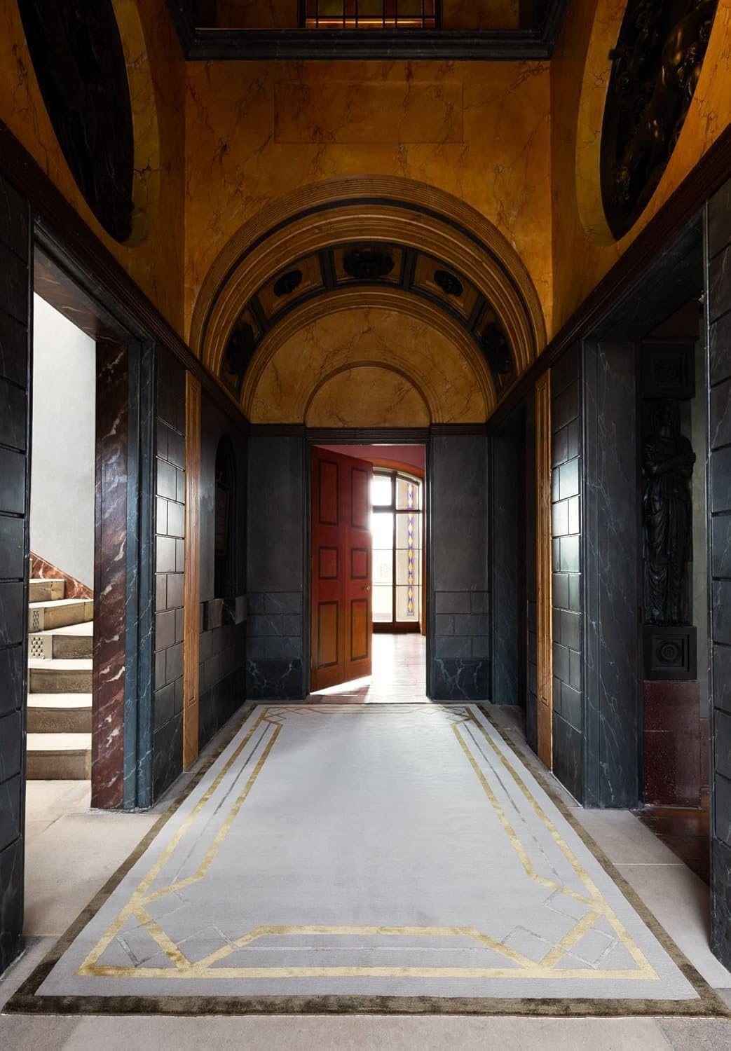 Silk Hand Tufted Carpet Modern Premium Area Rug