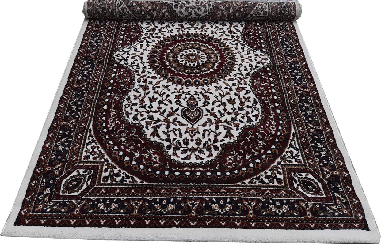 Floral Design Soft Acrylic Carpet for Living Room