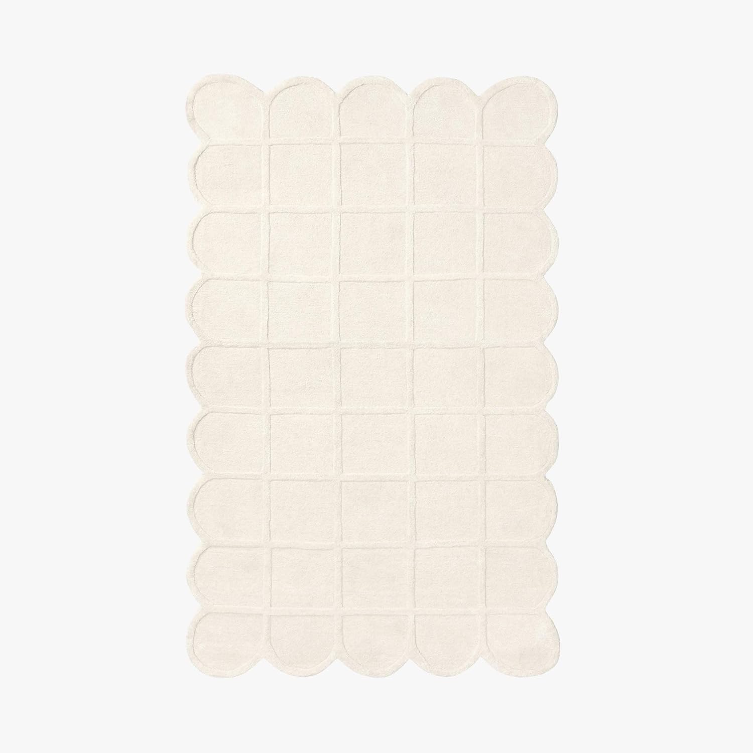 High-Low Hand Tufted Wool Carpets Export Quality for Living Room-Bedroom & Hall