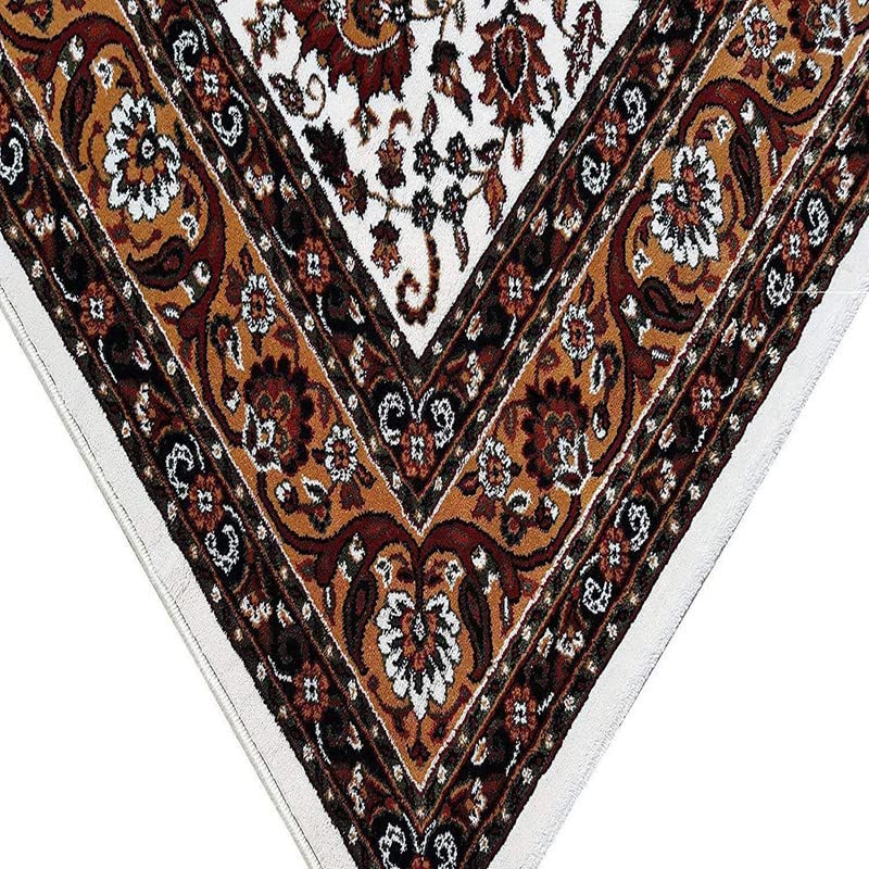 Floral Design Soft Acrylic Carpet for Living Room