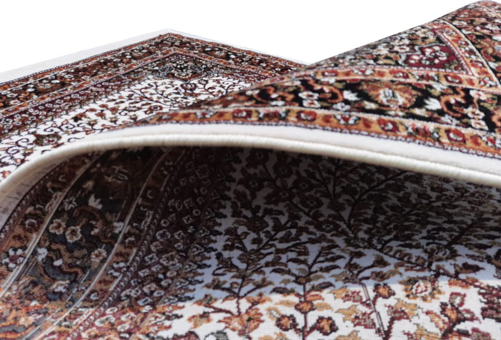 Floral Design Soft Acrylic Carpet for Living Room