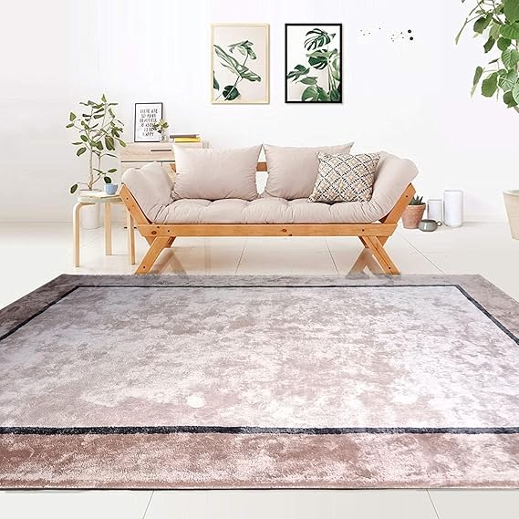 Silk Hand Tufted Carpet Modern Premium Area Rug