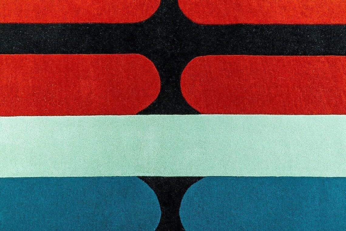 Handmade Tufted Oval Shape Carpet with Super Soft Woolen Carpet for Your Bedroom & Living Room