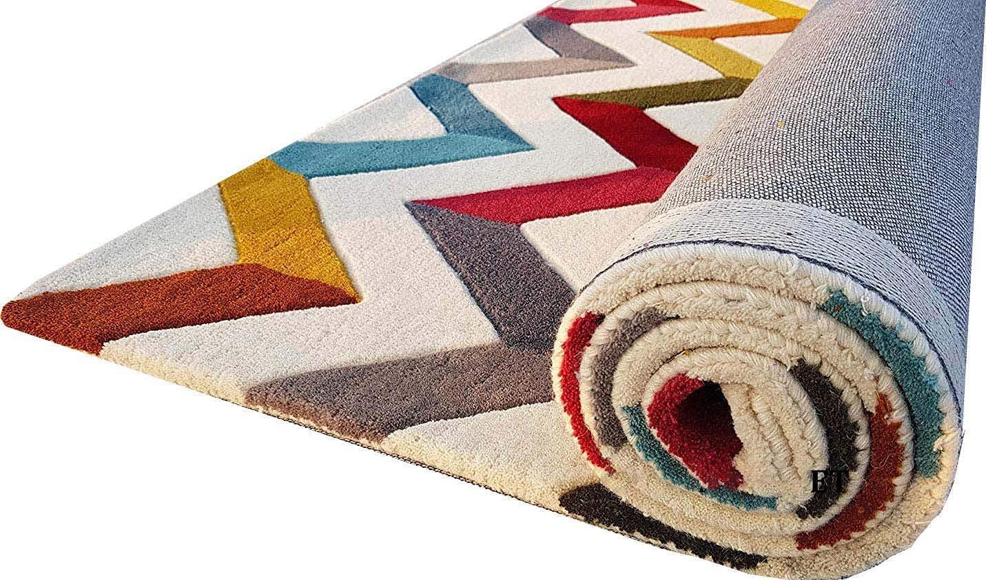 Hand Tufted Wool Carpets Export Quality for Living Room-Bedroom & Hall