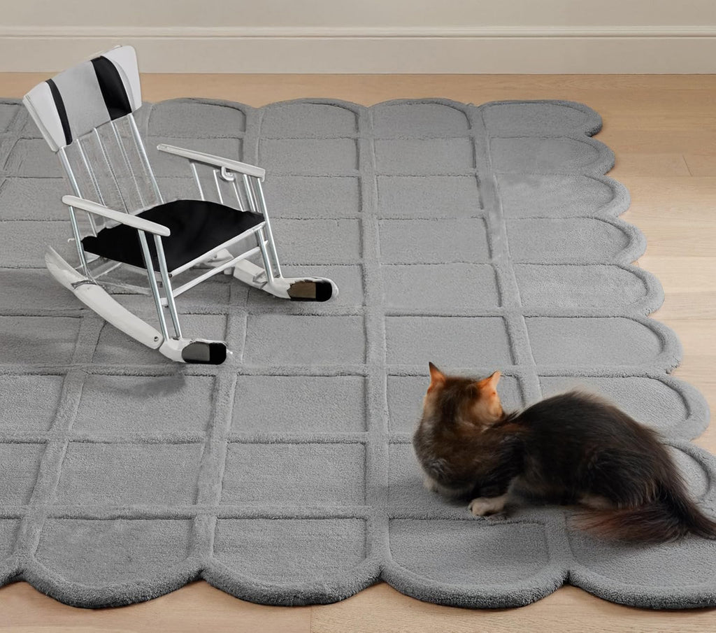 High-Low Hand Tufted Wool Carpets Export Quality for Living Room-Bedroom & Hall