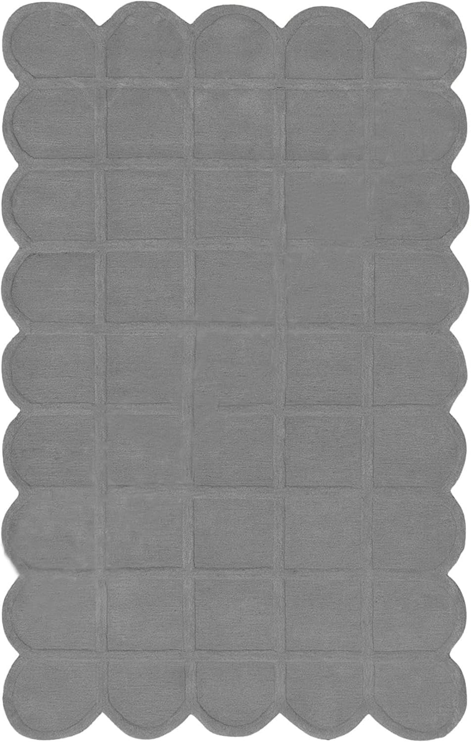 High-Low Hand Tufted Wool Carpets Export Quality for Living Room-Bedroom & Hall