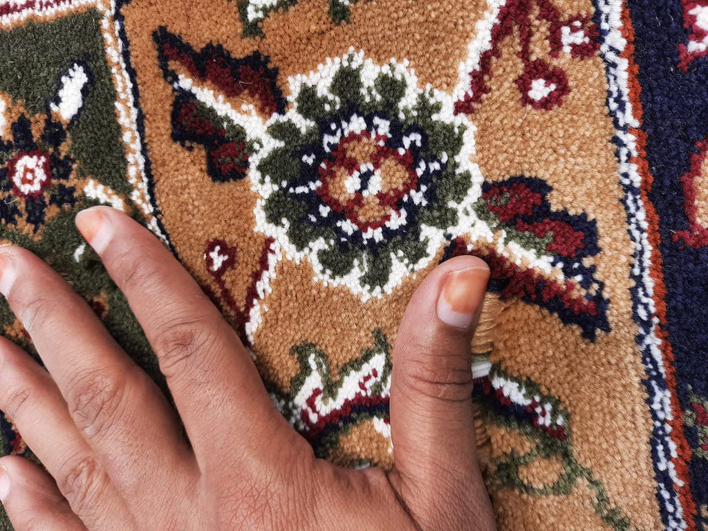 Floral Design Soft Acrylic Carpet for Living Room