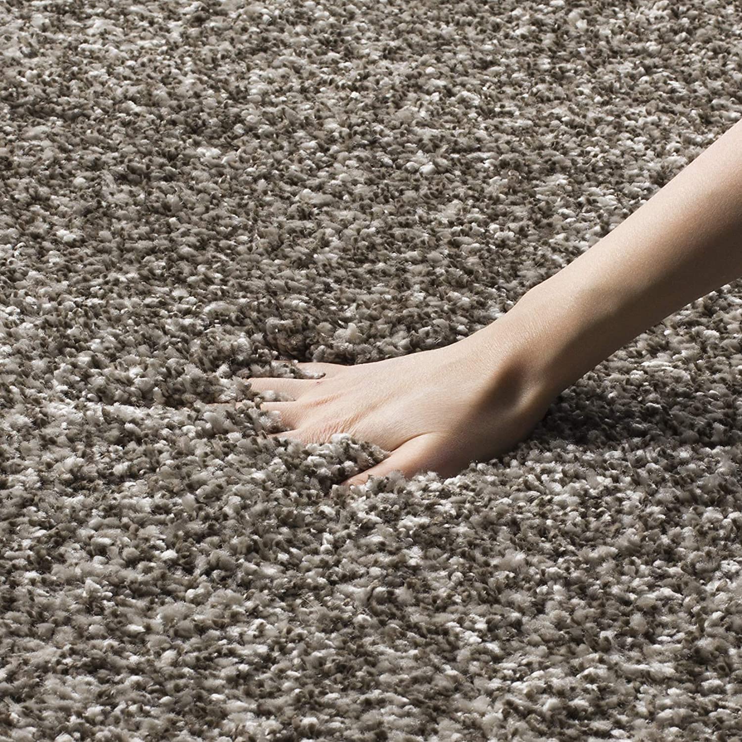 Shaggy Carpet Solid Plain Fluffy Fur Rectangular Rugs