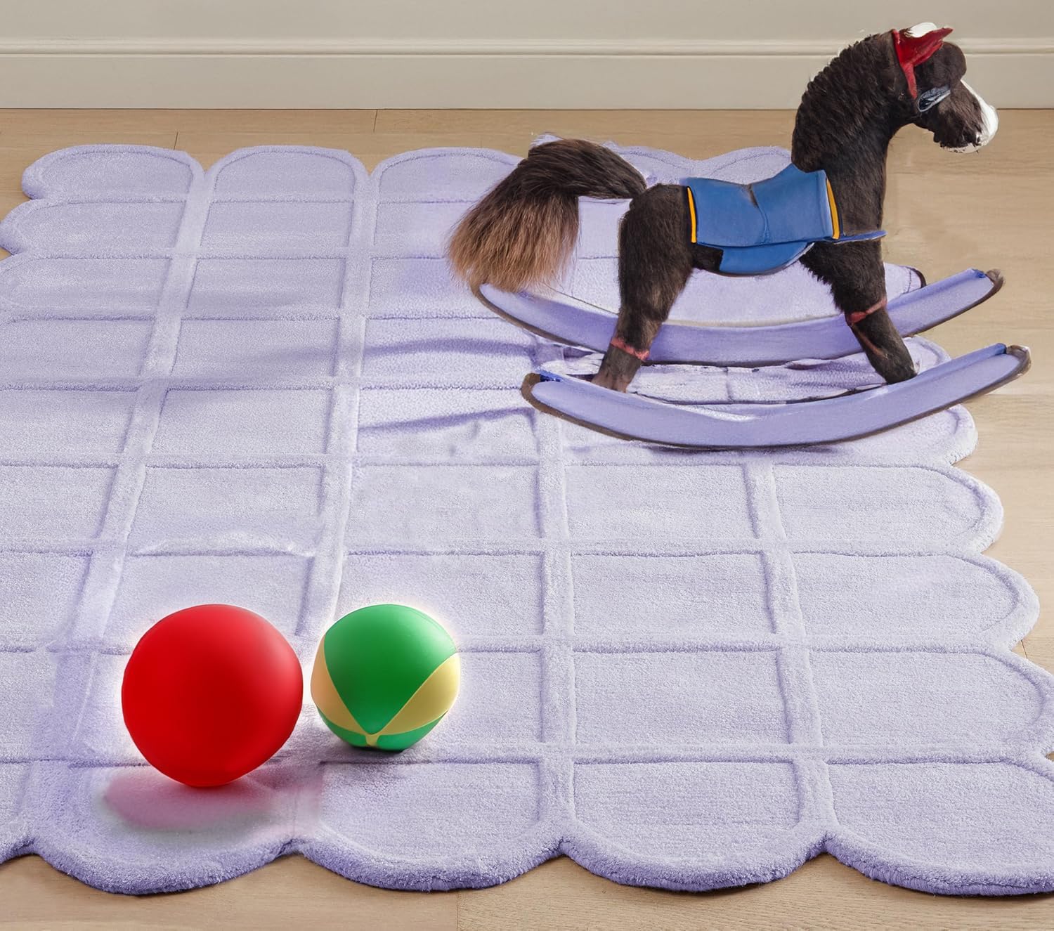 High-Low Hand Tufted Wool Carpets Export Quality for Living Room-Bedroom & Hall