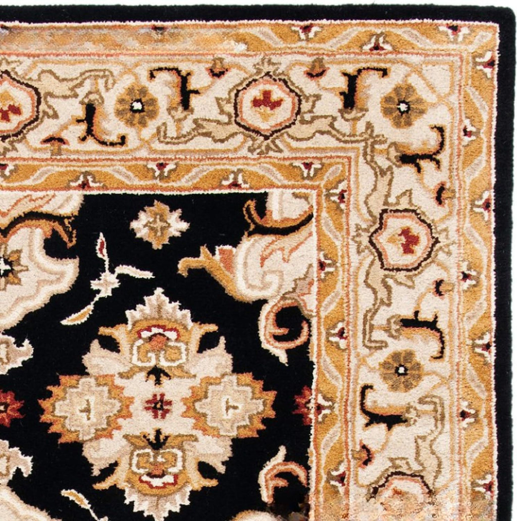 Floral Woolen Handmade Rectangular Bedroom Drawing Room Hall and Floor