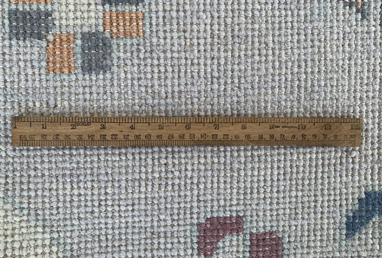 Hand Knotted Oushak Rug for Living Room, Dining Room, Office, Bedroom, Hand Knotted Wool Rug