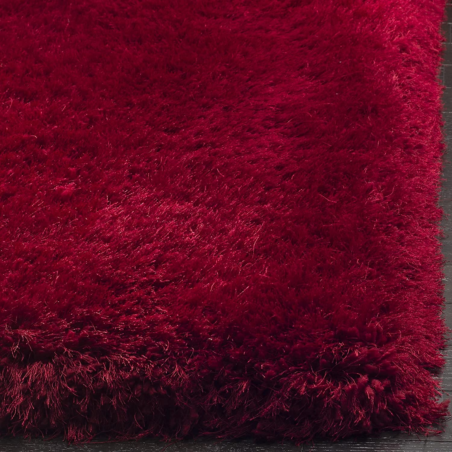 Shaggy Carpet Solid Plain Fluffy Fur Rectangular Rugs