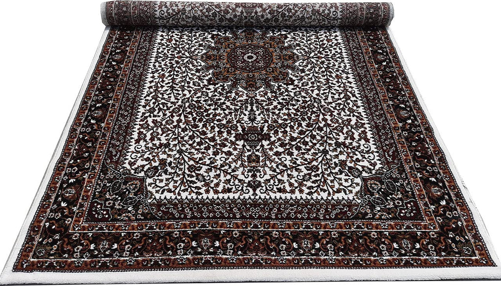 Floral Design Soft Acrylic Carpet for Living Room