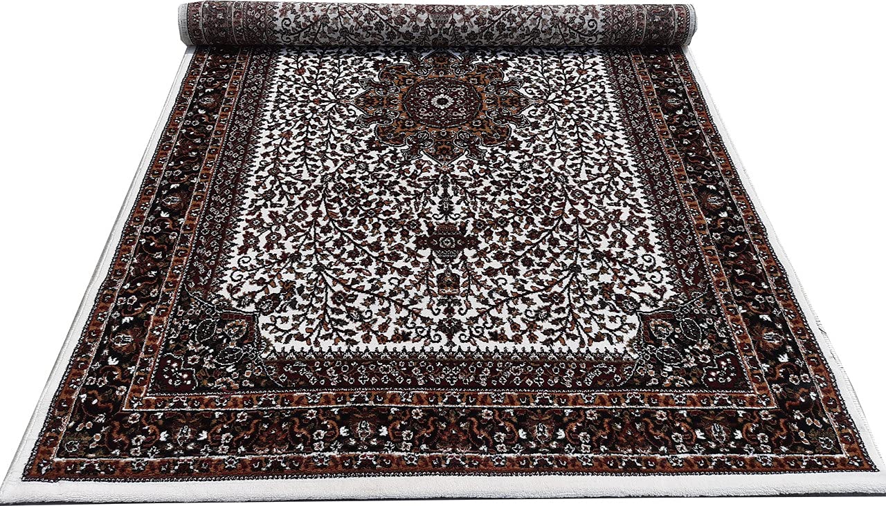 Floral Design Soft Acrylic Carpet for Living Room