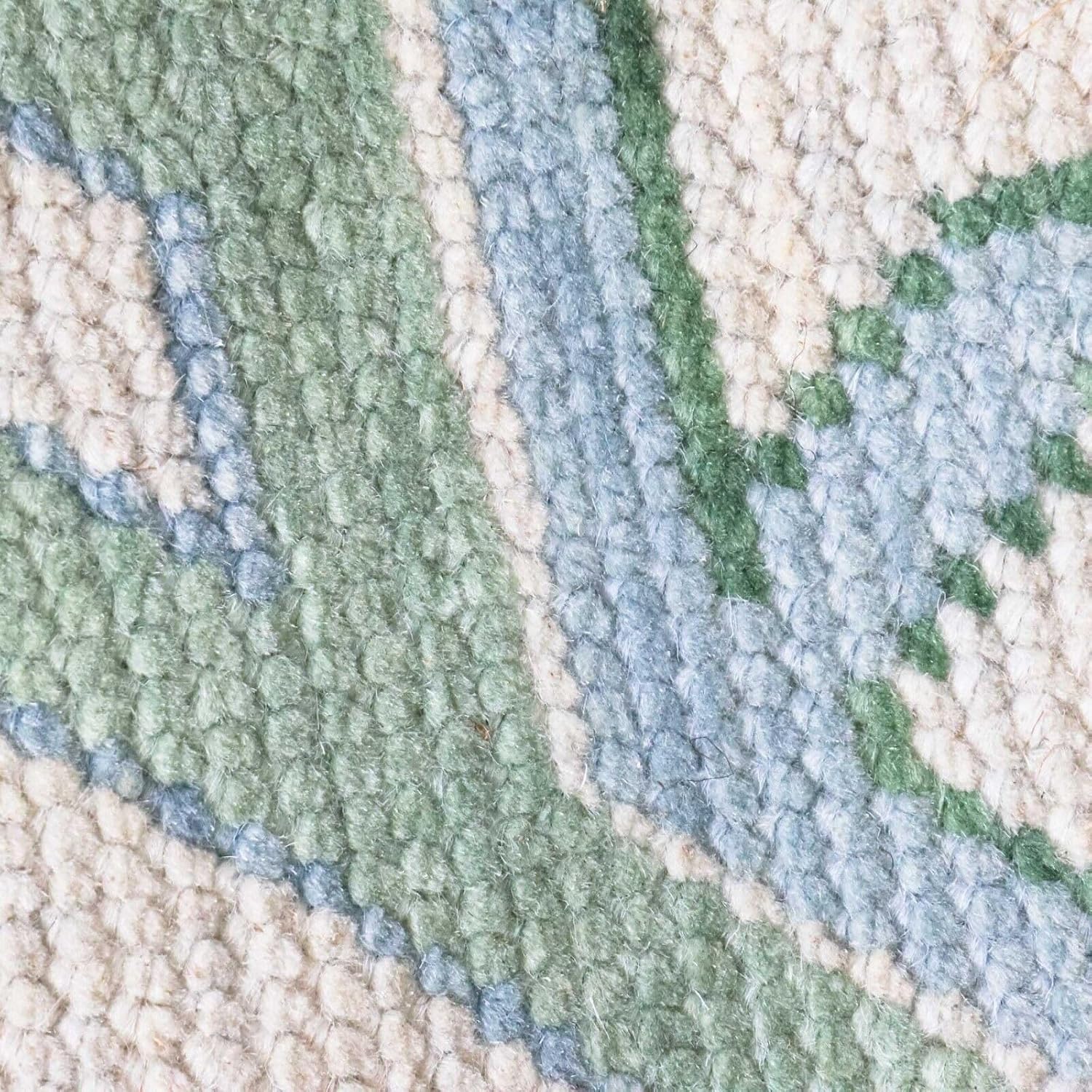 Hand Knotted Oushak Rug for Living Room, Dining Room, Office, Bedroom, Hand Knotted Wool Rug