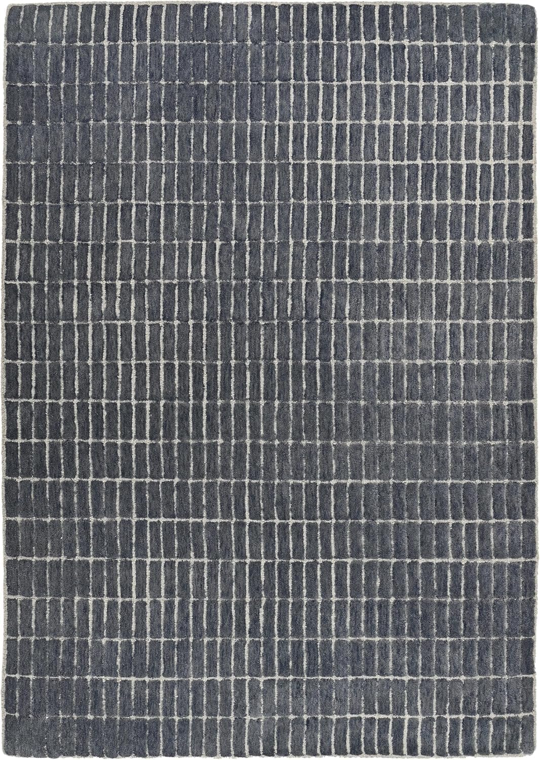 Handmade Rectangular Shape Wool Area Rug | Unique Design and Pattern | Perfect for Living Room, Bedroom Decor