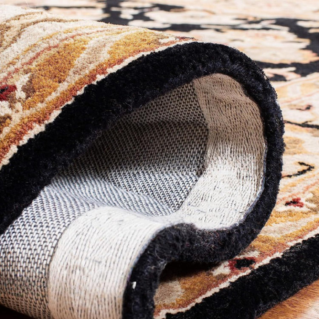 Floral Woolen Handmade Rectangular Bedroom Drawing Room Hall and Floor