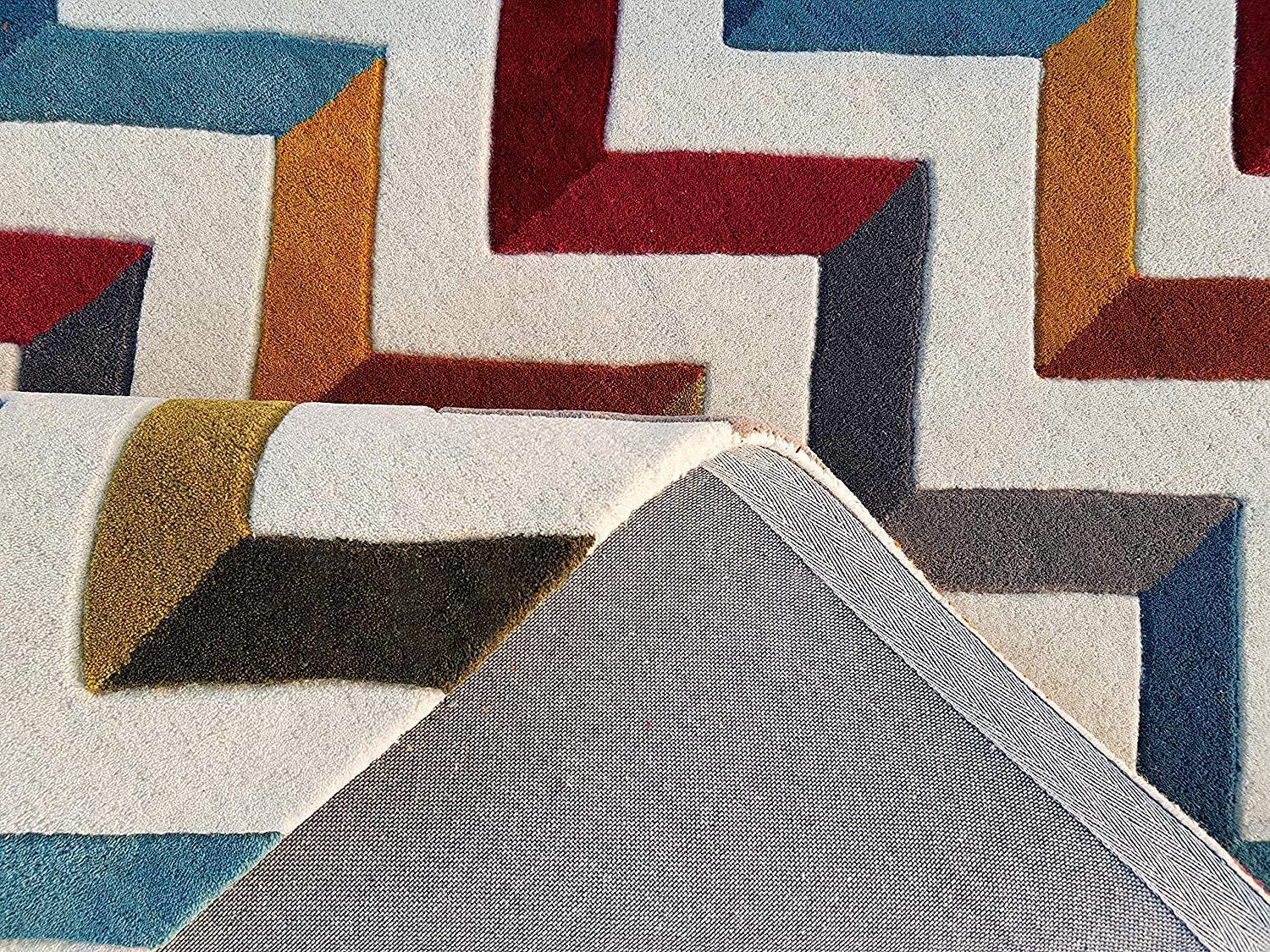 Hand Tufted Wool Carpets Export Quality for Living Room-Bedroom & Hall