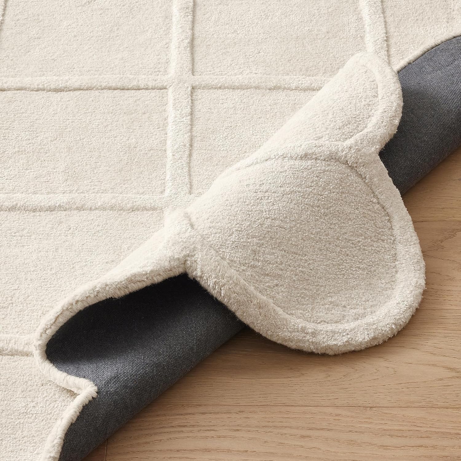 High-Low Hand Tufted Wool Carpets Export Quality for Living Room-Bedroom & Hall