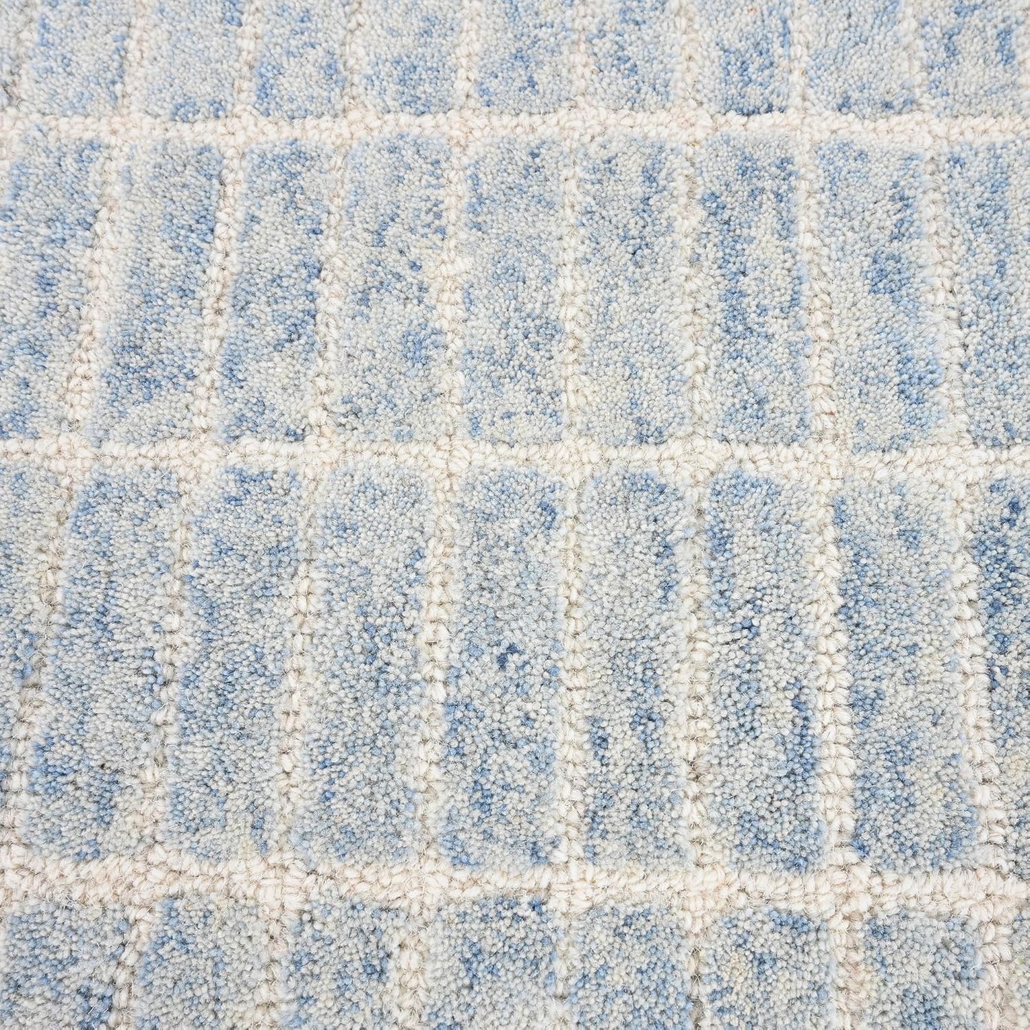 Handmade Rectangular Shape Wool Area Rug | Unique Design and Pattern | Perfect for Living Room, Bedroom Decor