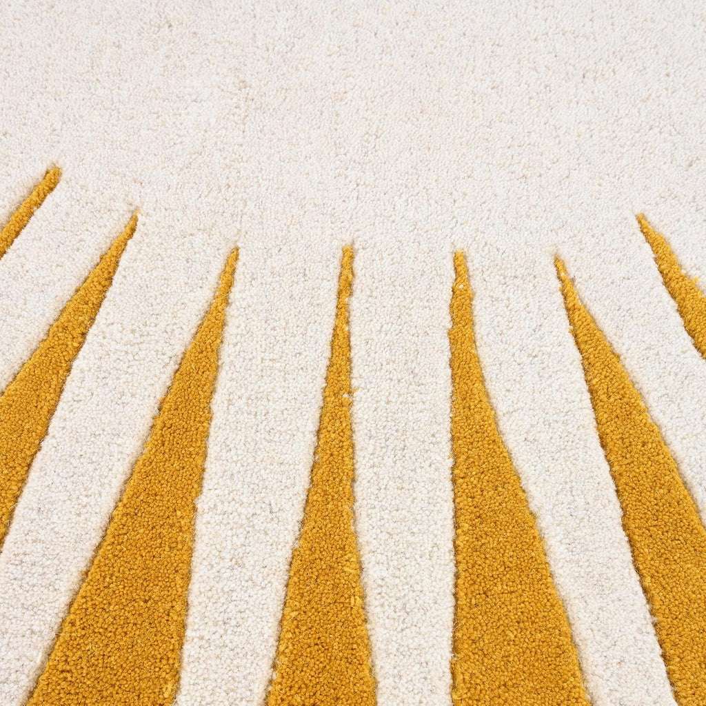 Export Quality Handmade Woollen Round Carpet – Elegant Living Room Floor Rug