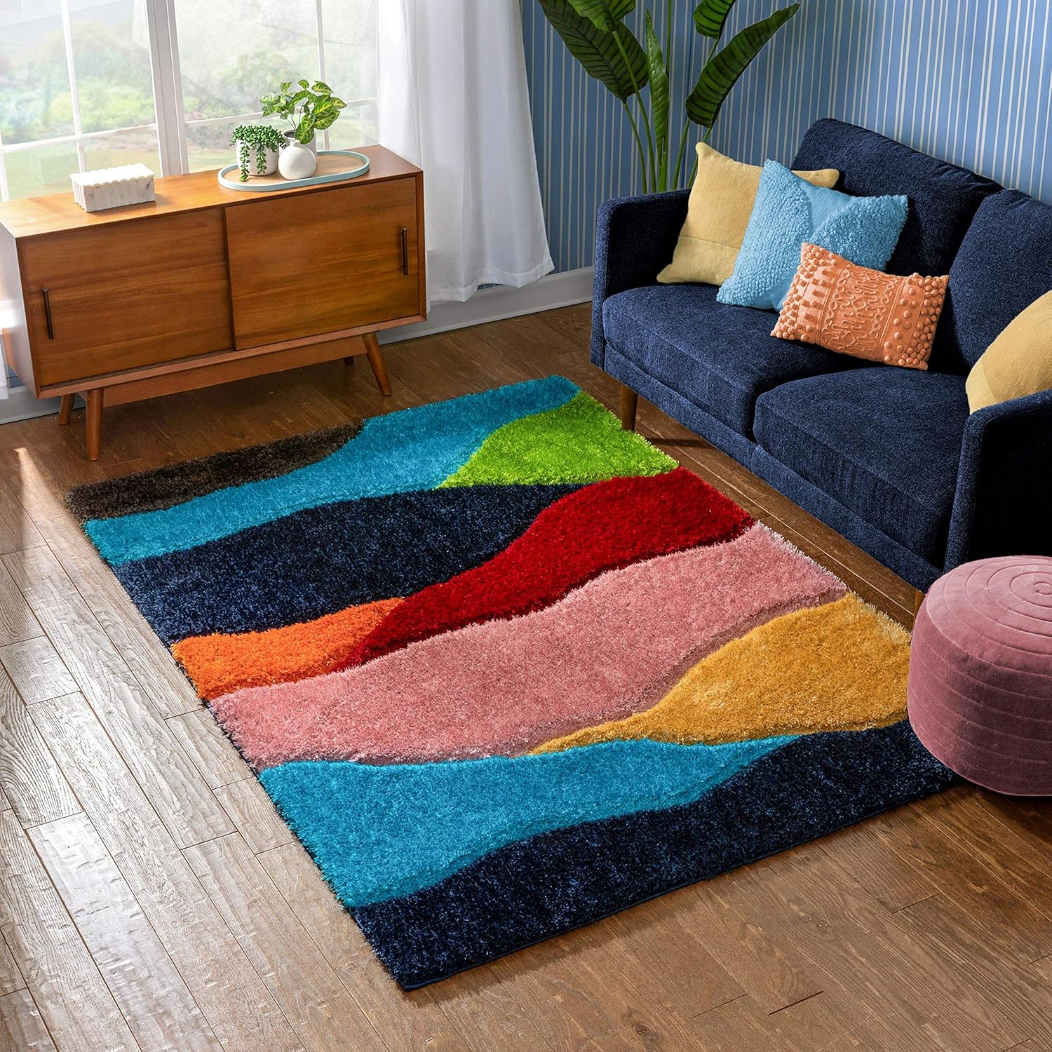 Luxurious Shaggy Carpet Plush Comfort for Home